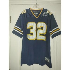 Vintage Steve & Barry's City Wide Newark NJ   #32 Football Jersey Size Small Y2K
